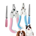 Cat Nail Cutter with Safety Guard and Nail File