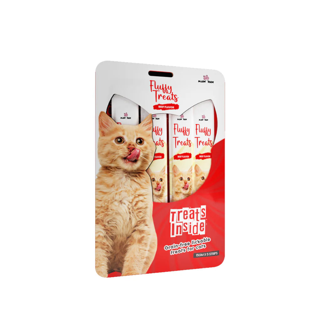 Fluffy Treat Beef Flavor Cat Treats 75g