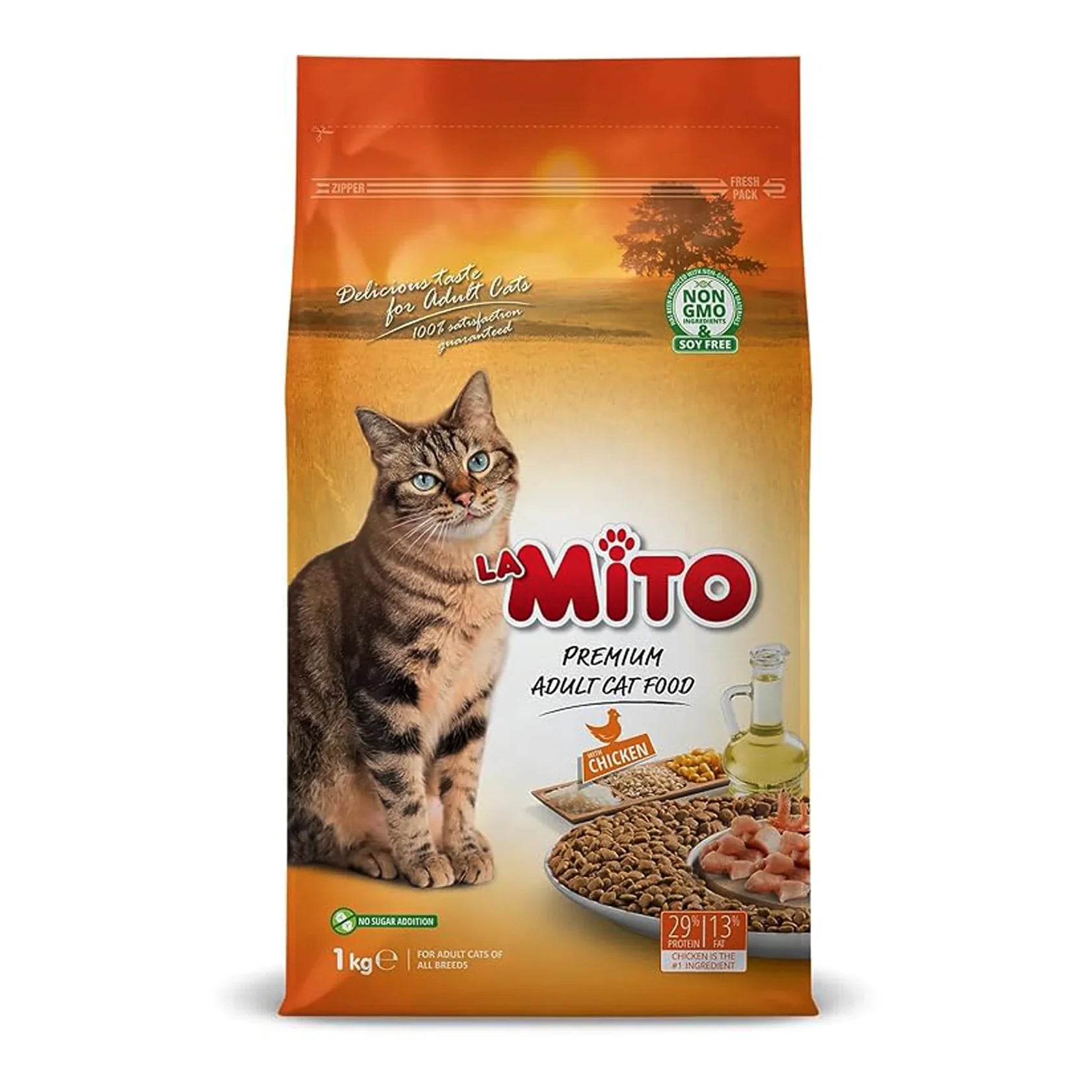 Mito Chicken Cat Food 1kg for Adult Cats
