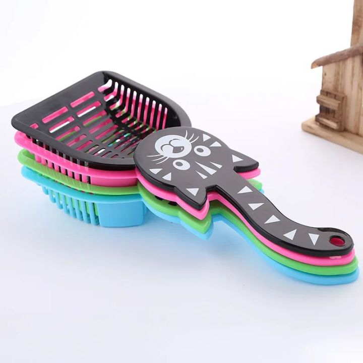 Cute Cat Face Litter Scoop with Easy Grip Handle