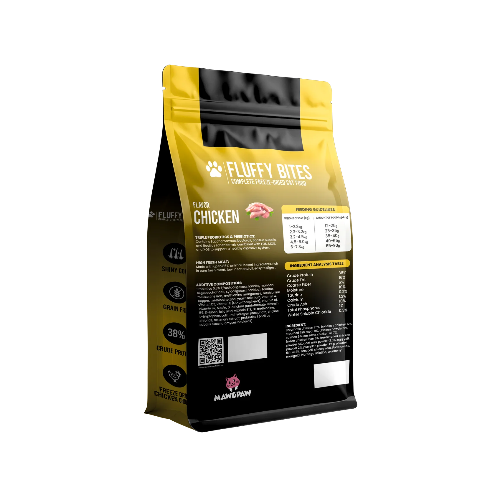 Fluffybites Premium Cat Food for Adult Cats